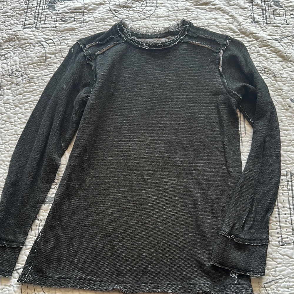 Affliction Black Long Sleeve Shirt
